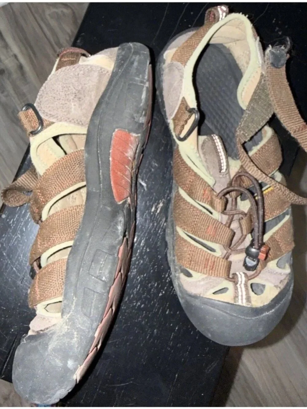KEEN Newport H2 Brown Big Kid Youth Sandals Waterproof Sport Beach Hiking Sz 6